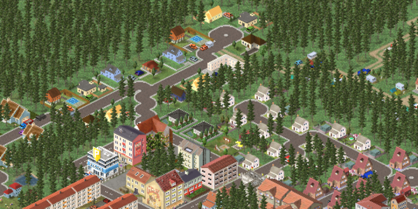 The new town and American style suburban houses