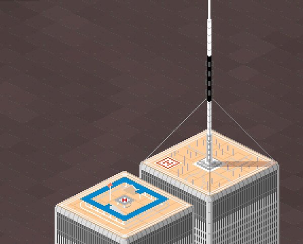 Update 6 : more roof detailing, i.e the window washer rails that circle the edge of the roof, as well as the black section of the antenna has been reworked